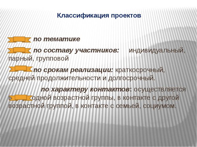 Проектная деятельность в ДОУ. Презентация