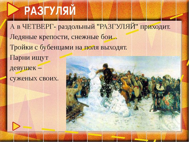 Широкая масленица. Презентация к занятию