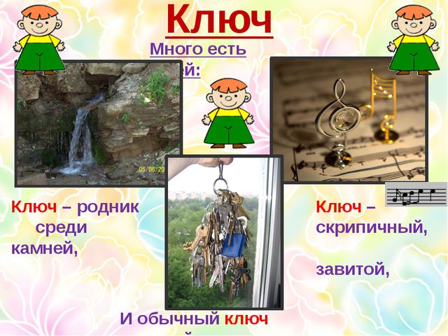 Многозначные слова. Презентация для дошкольников