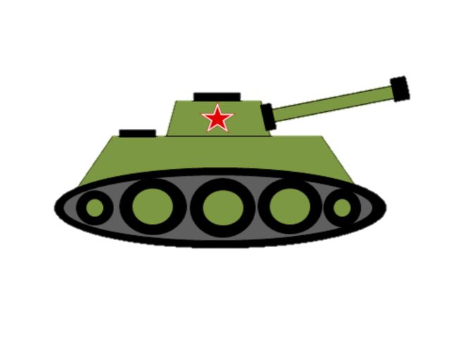 Танк. Поэтапное рисование