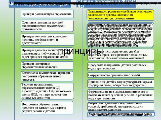 ФГОС - основные положения
