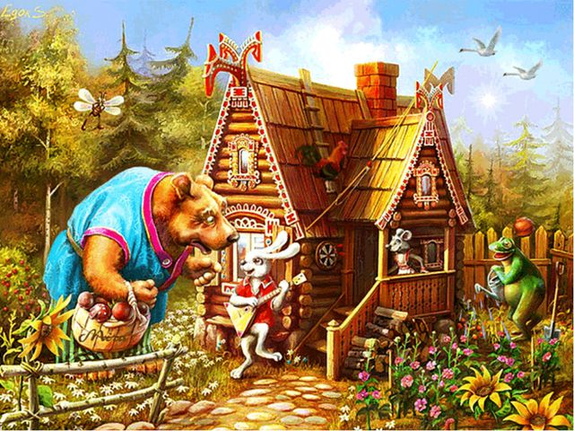 Заюшкина избушка. Презентация