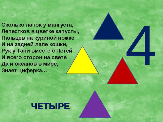Презентация по ФЭМП для средней группы. Учимся считать