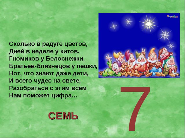 Презентация по ФЭМП для средней группы. Учимся считать