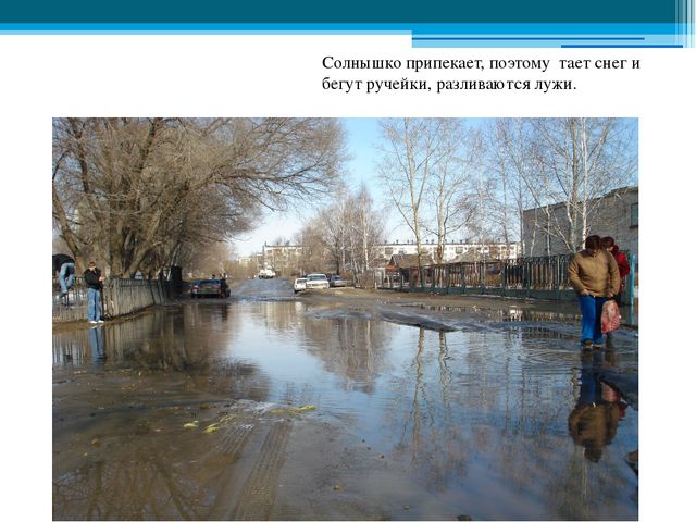 Приметы весны. Презентация для детей