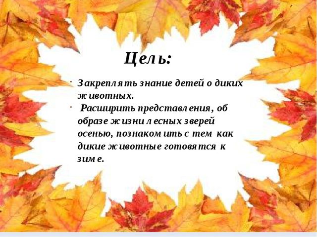 Как животные к зиме готовятся. Презентация