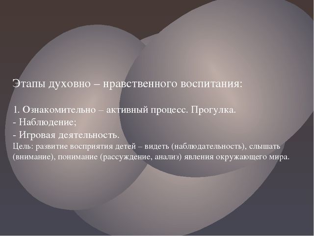 Презентация. Духовно - нравственное воспитание