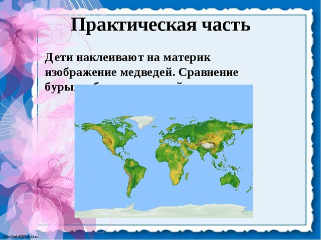 Презентация для детей. Белые медведи