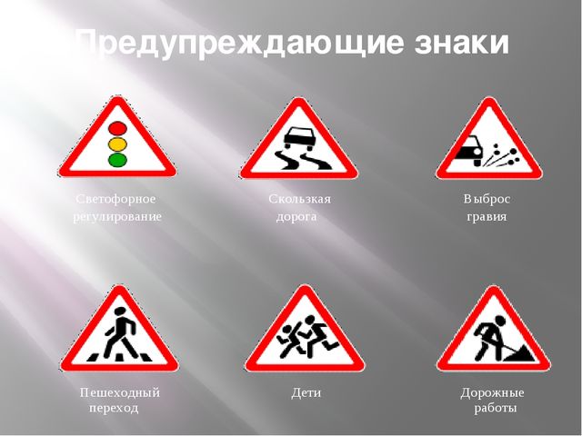 Презентация для детей. Дорожные знаки