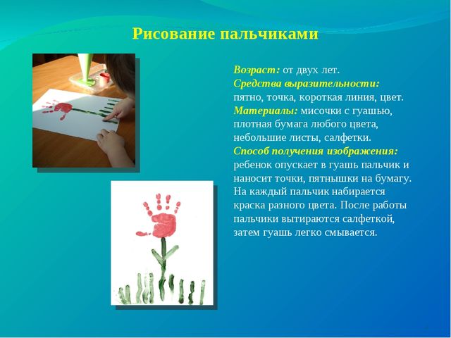 Нетрадиционные техники рисования как средство развития детского творчества