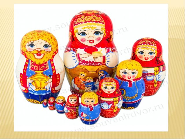 Презентация для детей. Матрёшка