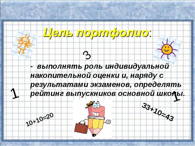 Портфолио. Презентация для родителей
