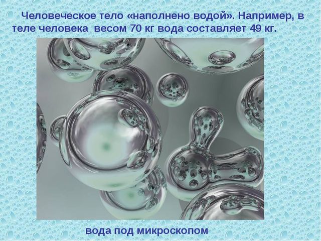 Вода источник жизни. Презентация для детей