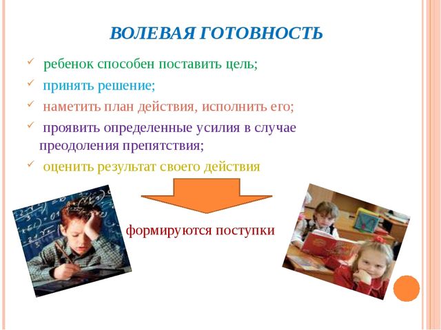 Психологическая готовность детей к школе. Презентация