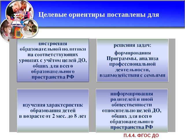 Планирование в ДОО с учётом ФГОС ДО