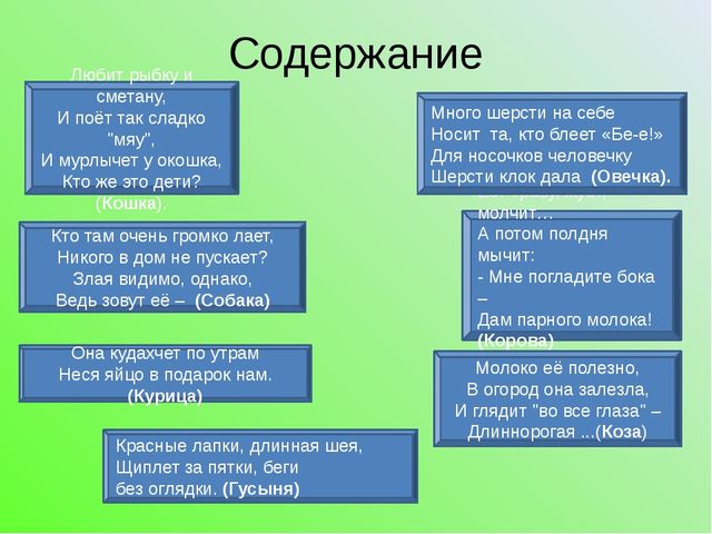 У кого какая мама. Презентация для дошкольников