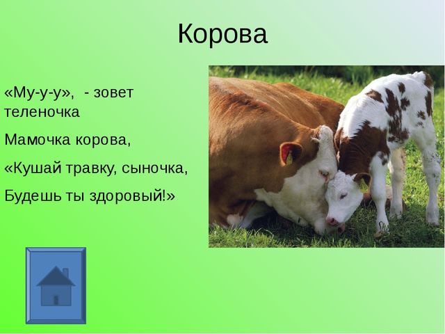 У кого какая мама. Презентация для дошкольников