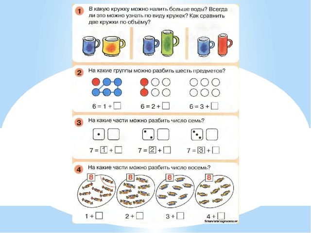 Измерение объема старшая группа презентация