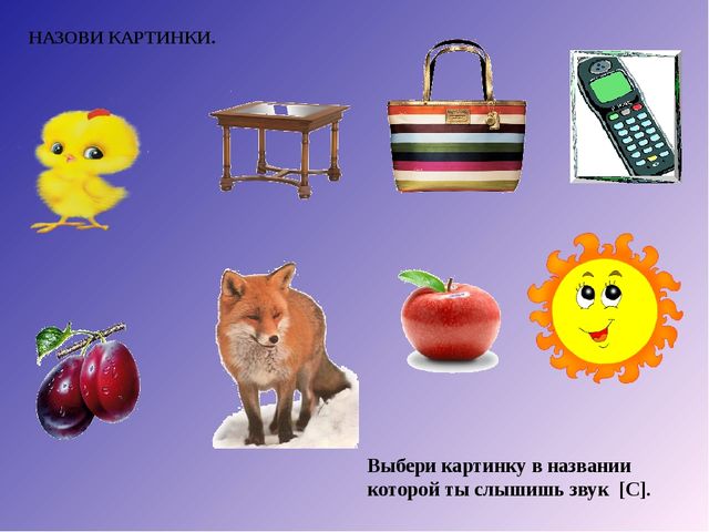 Речевая игра со звуком С