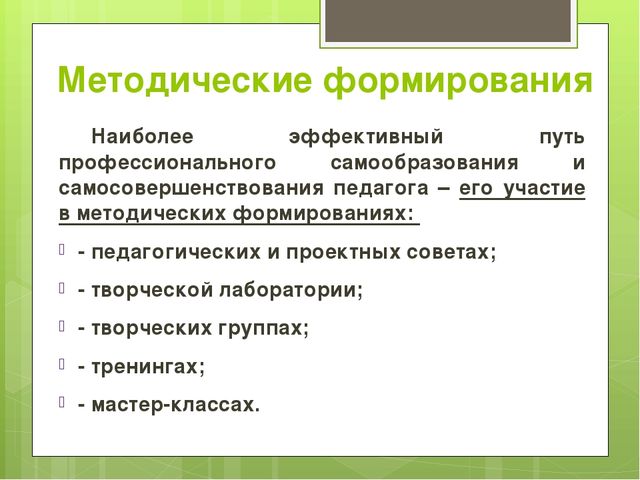 Профессиональная поддержка педагогических кадров