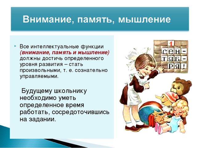 Что должен уметь ребёнок при поступлении в школу?