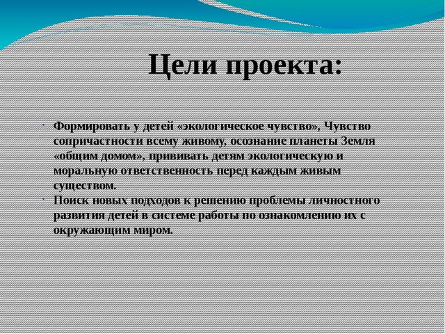 Презентация проекта "Домашние животные"
