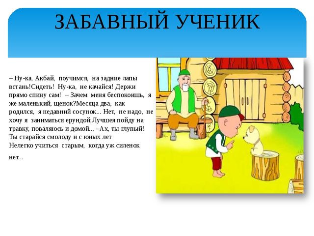 Забавный ученик рисунок тукай