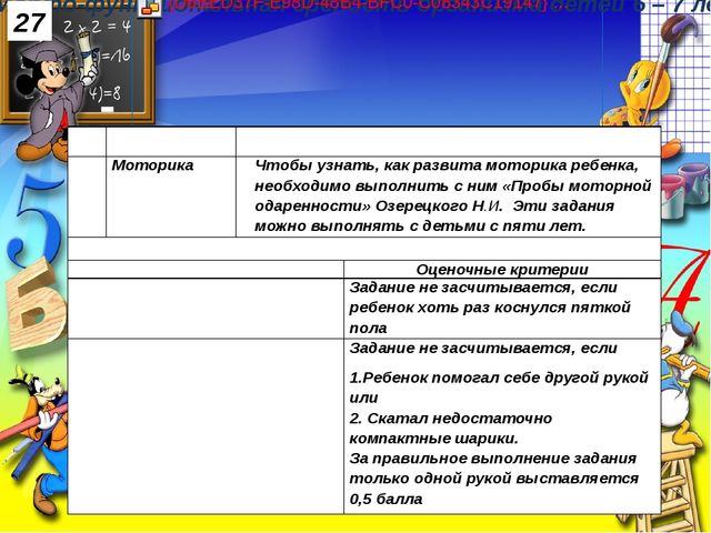Физическая готовность детей к обучению в школе