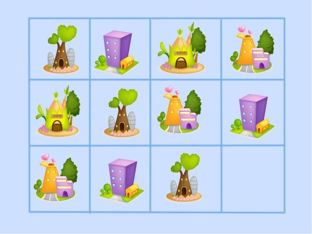 Развивающая игра "Чего не хватает?"