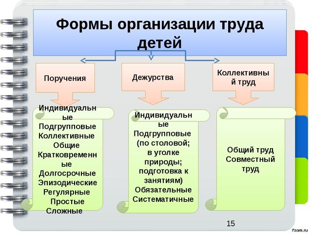 Виды трудовых организаций. Формы организации трудовой деятельности дошкольников. Формы организации трудовой деятельности в ДОУ. Перечислите формы организации труда. Формы организации труда детей в ДОУ.