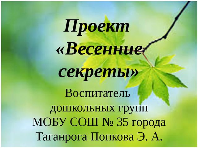 Проект на spring