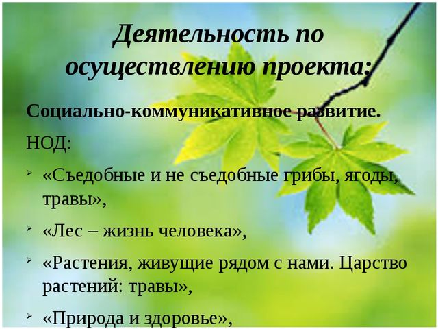 Методическая разработка Проект "Весенние секреты"