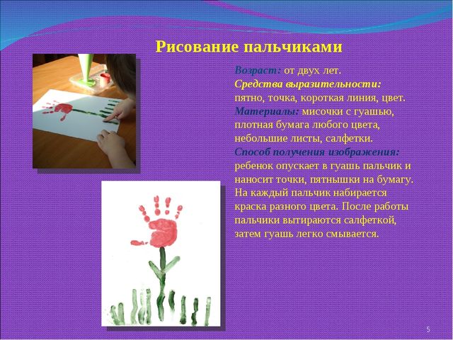 Применение нетрадиционных техник рисования в детском саду