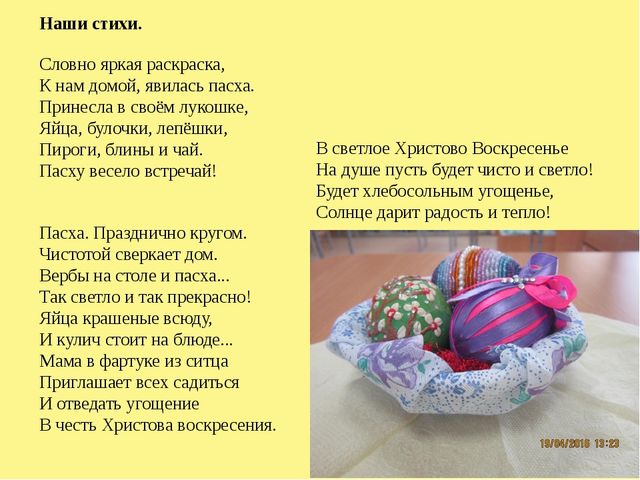 Презентация на тему "Пасха".