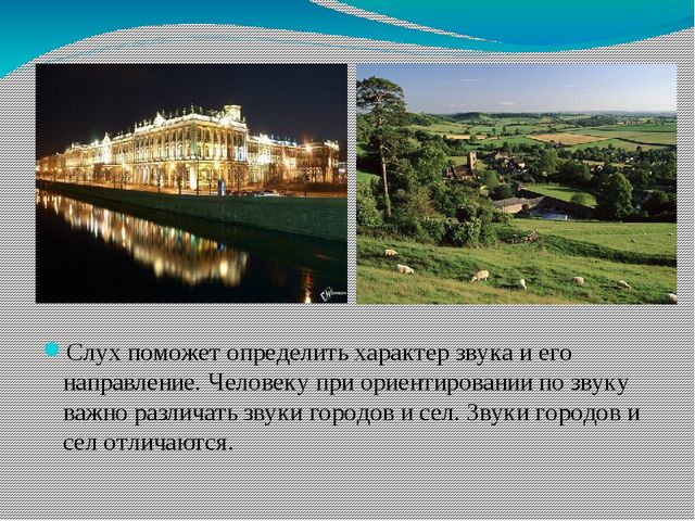 Презентация на тему "Ориентировка по звуку"