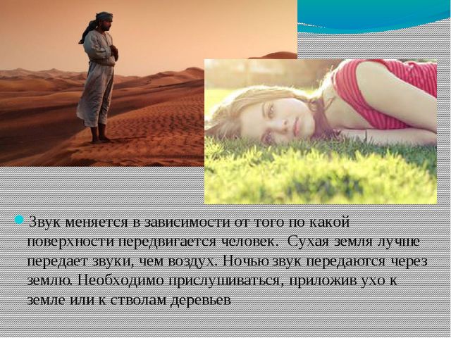 Презентация на тему "Ориентировка по звуку"
