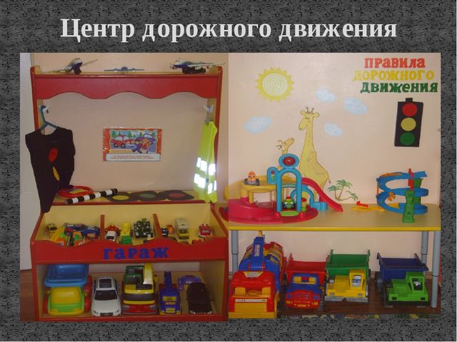 Презентация на тему: "Оформление группы и территории участка по правилам дорожного движения"