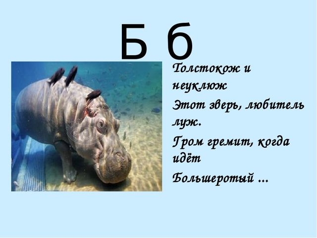 Презентация на тему "Азбука в стихах"
