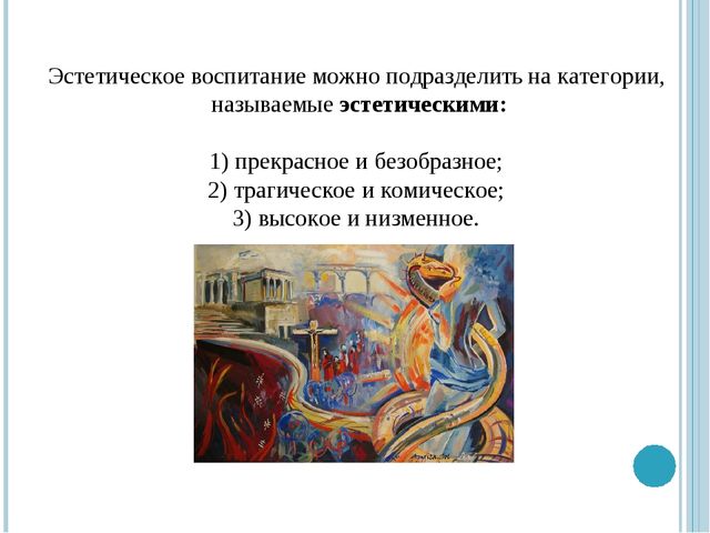 Презентация на тему "Эстетика" (высшая школа)