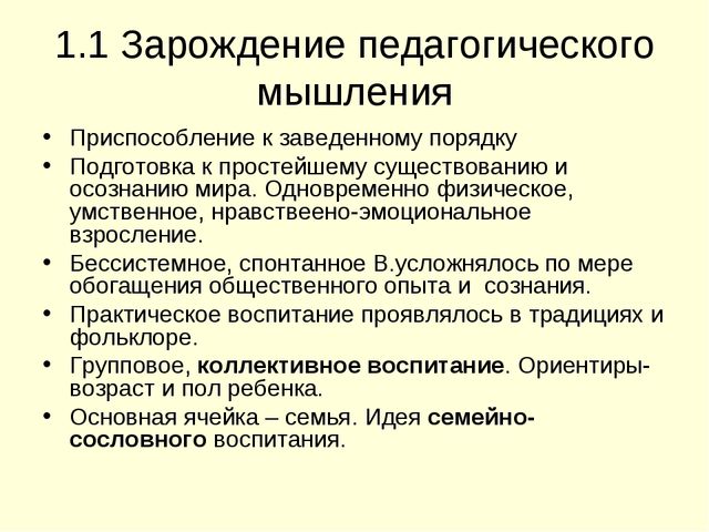 Презентация на тему "История педагогики" (высшая школа)