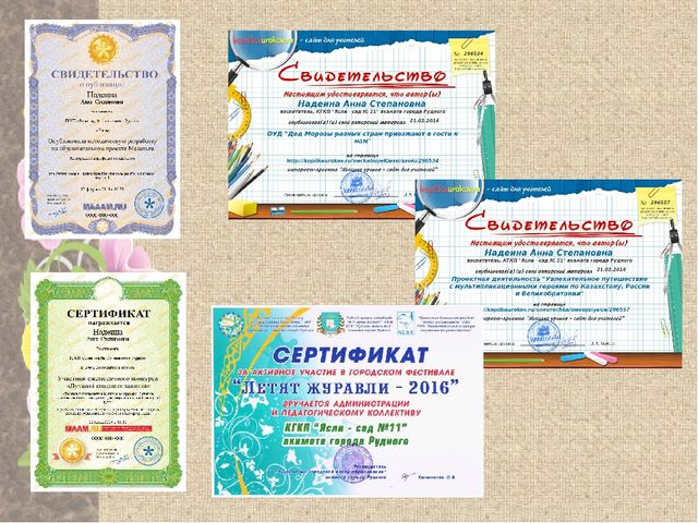 Электронное партфолио "Моя работа - моя жизнь"