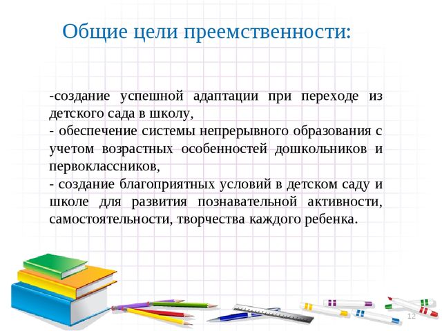 Презентация на тему : "Преемственность дошкольного и начального общего образования"
