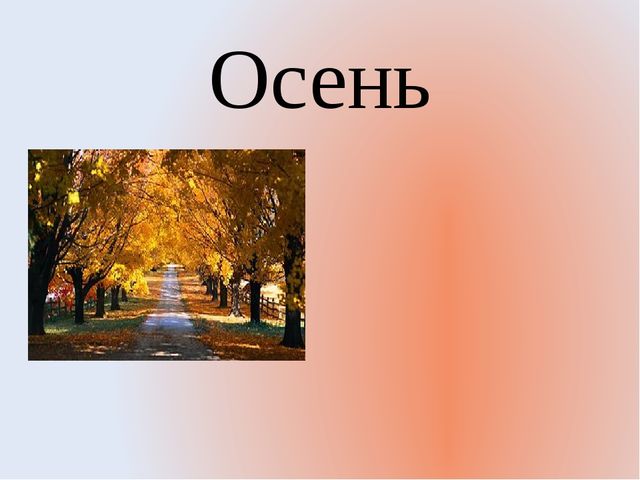 Презентация по предмету Окружающий мир на тему: "Времена года"