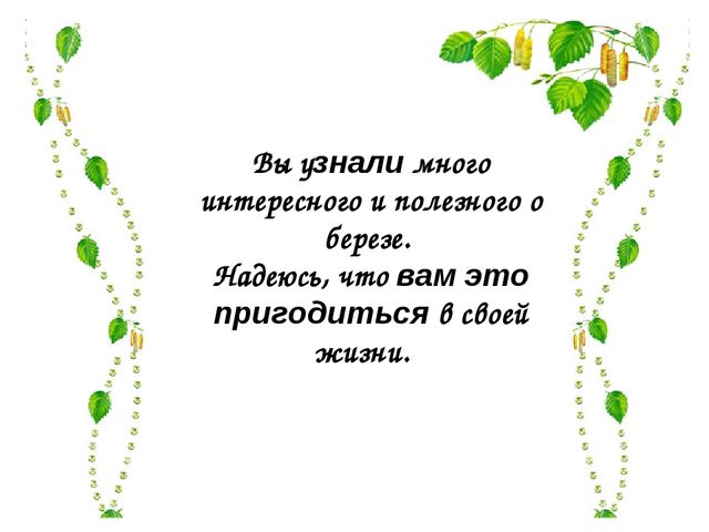 Презентация "Люблю берёзу русскую"