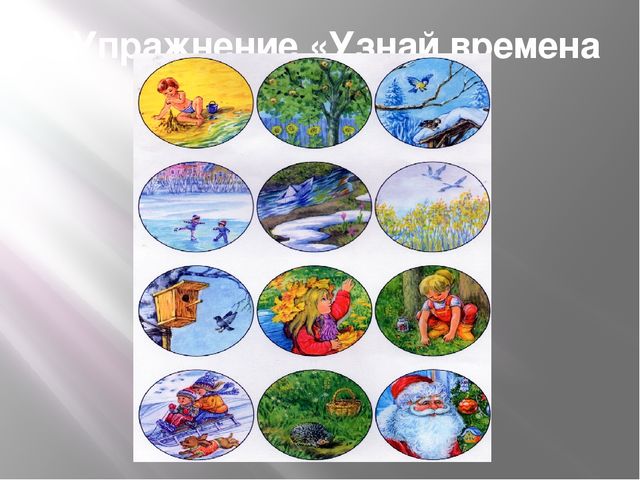 Презентация зятия на тему Времена года