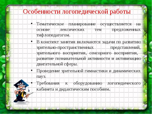 Особенности логопедической группы. Особенности логопедической работы. Особенности работы логопеда. Специфика логопедической работы с детьми с нарушениями зрения.. Особенности логопедической работы при нарушениях зрения.