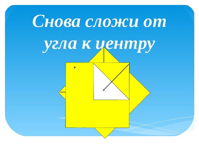 Презентация скаладывания фигурки кораблика в технике "Оригами"- "Кораблик"