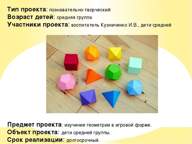 Описание опыта работы воспитателя Кузниченко Инны Викторовны по теме «Метод проектов, как средство креативно-познавательной деятельности дошкольников»