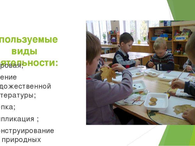 Отчет - презентация проектной деятельности в подготовительной группе