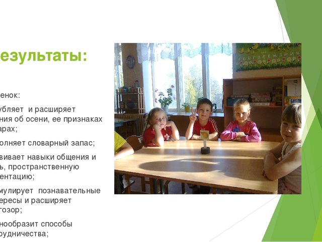 Отчет - презентация проектной деятельности в подготовительной группе